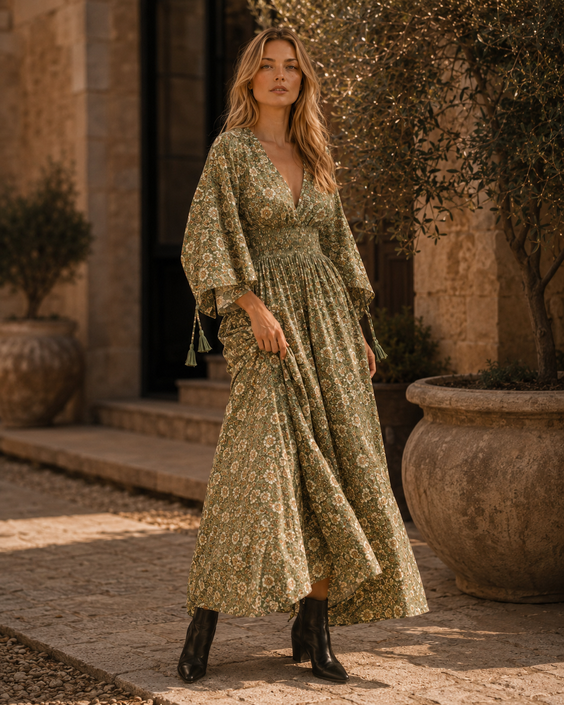 Nola Autumn Muse Maxi Dress NolaByBijusol