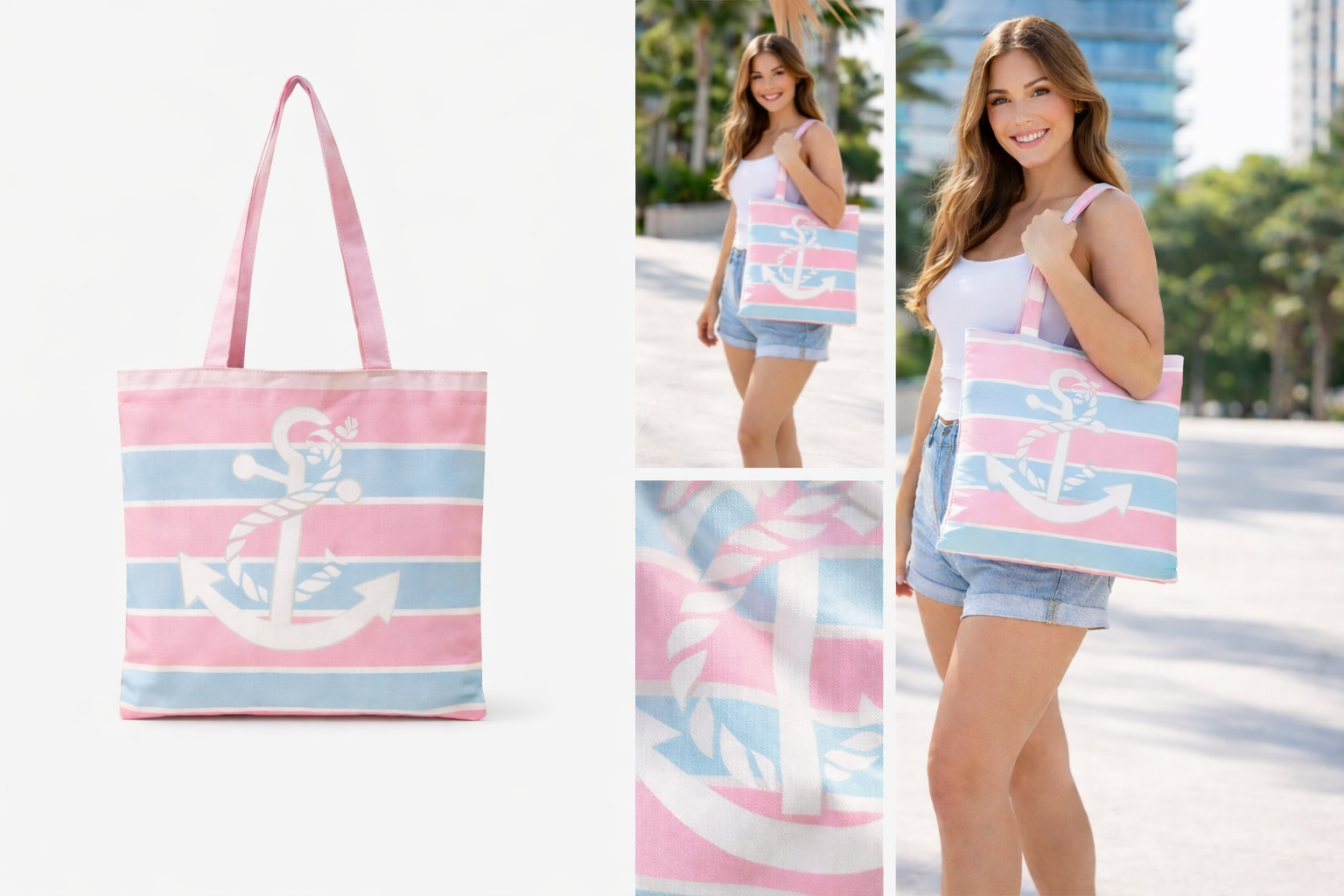 Cotton Tote Bag stb-705 Nola by Bijusol
