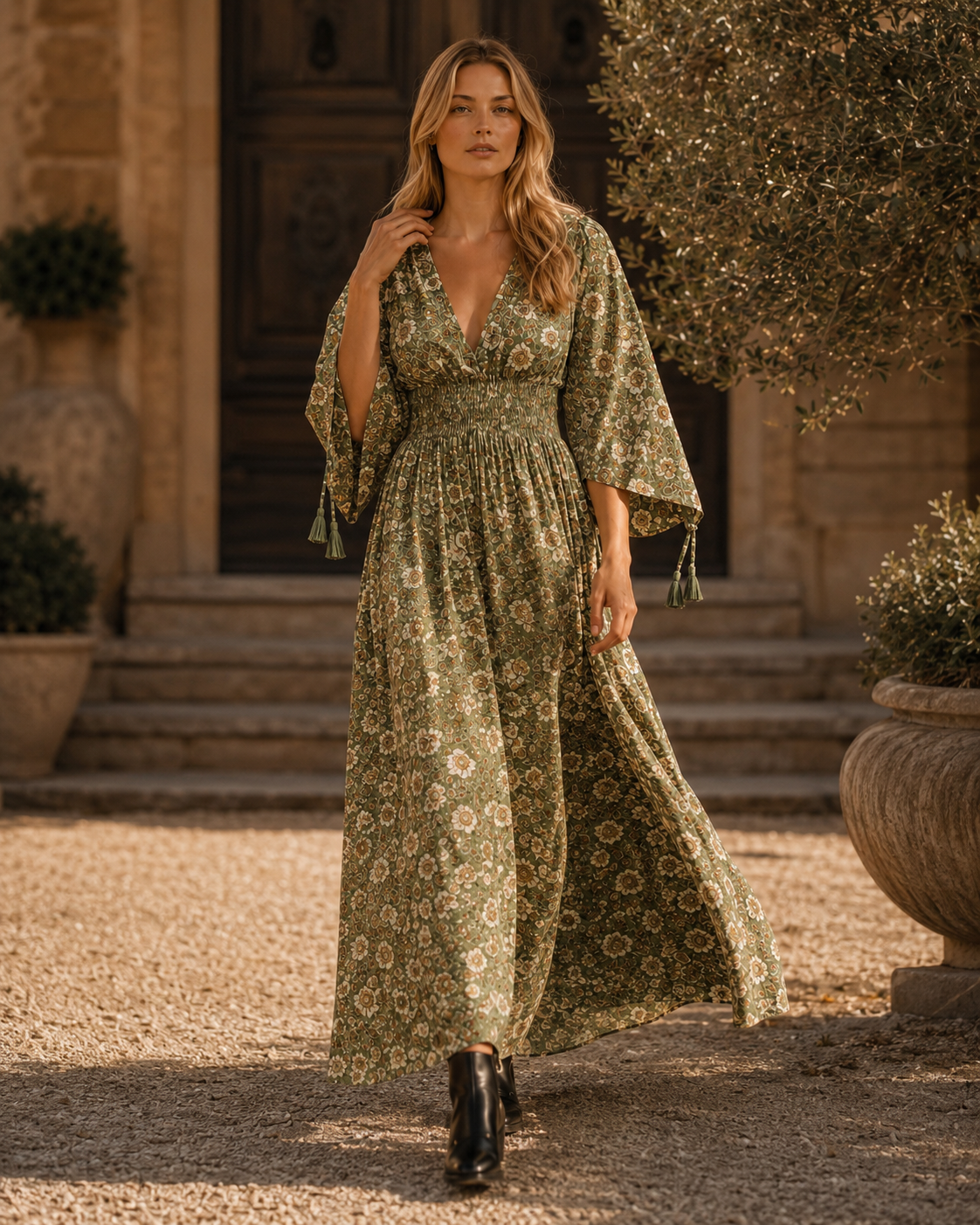 Nola Wild Paisley Maxi Dress NolaByBijusol