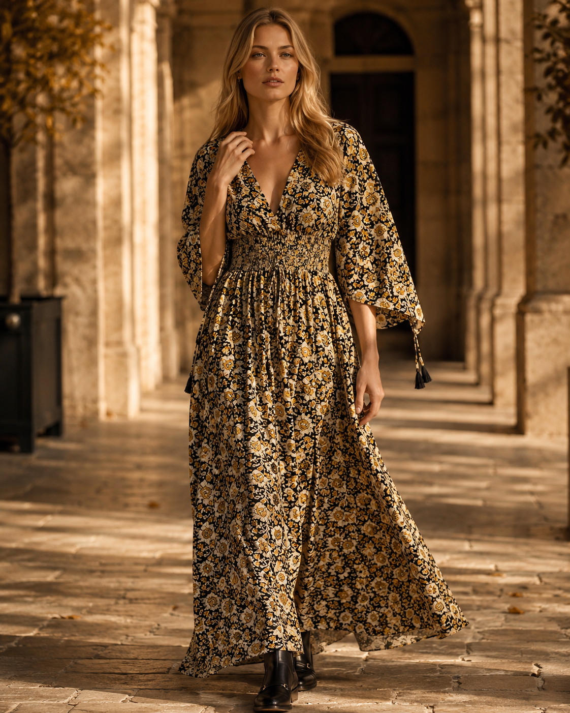 Nola Autumn Muse Maxi Dress NolaByBijusol